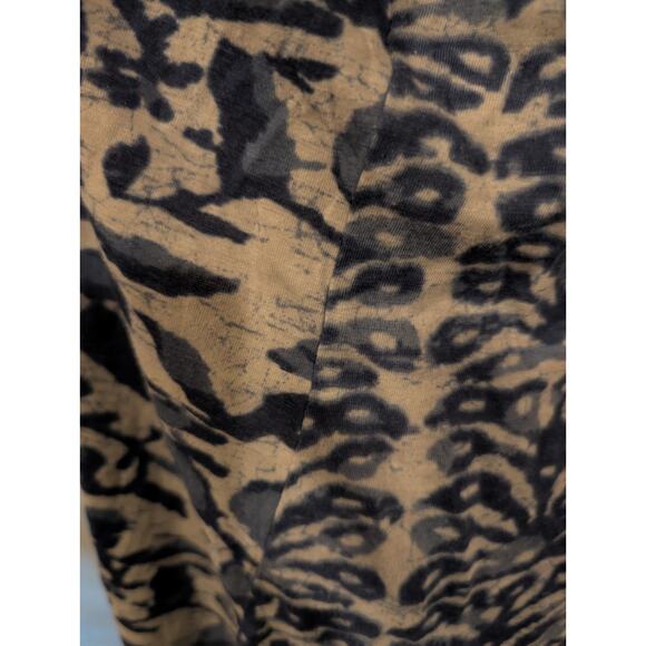 LUCKY BRAND Tunic Top Plus Size 1X Blue Floral Boho Lightweight Flowy Shirt Top - Picture 5 of 15